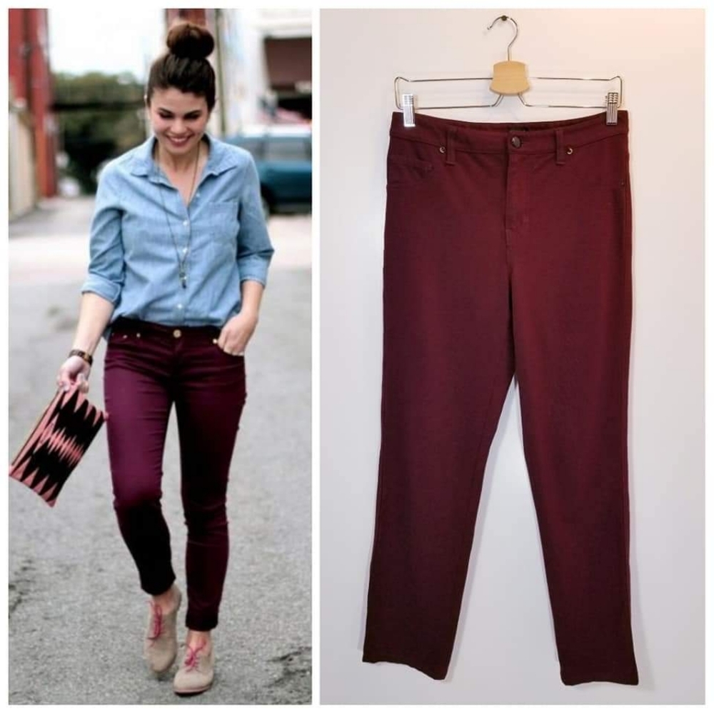 Dash Maroon Skinny Pants